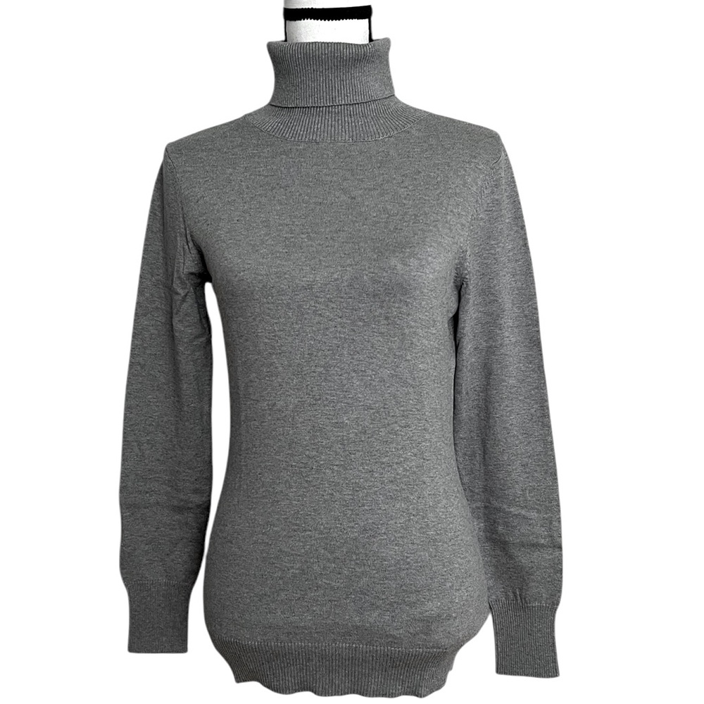 Banana Republic Gray Turtleneck Sweater